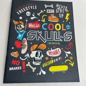 Skulls Coloring Book